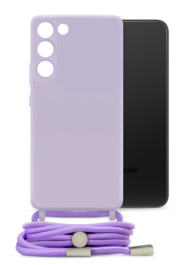 Mobilize Lanyard Gelly Case For Samsung Galaxy S22+ 5G Pastel Purple
