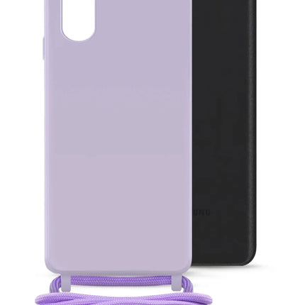 Mobilize Lanyard Gelly Case For Samsung Galaxy A03 Pastel Purple