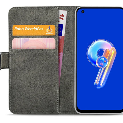 Mobilize Classic Gelly Wallet Book Case Asus Zenfone 9 Black