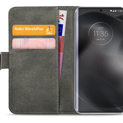 Mobilize Classic Gelly Wallet Book Case Motorola Edge 30 Ultra Black