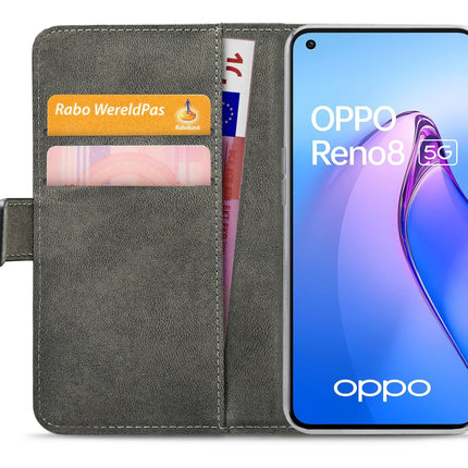 Mobilize Classic Gelly Wallet Book Case Oppo Reno8 5G Black