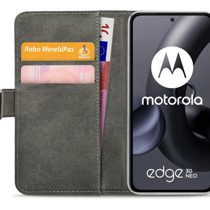 Mobilize Classic Gelly Wallet Book Case Motorola Edge 30 Neo Black