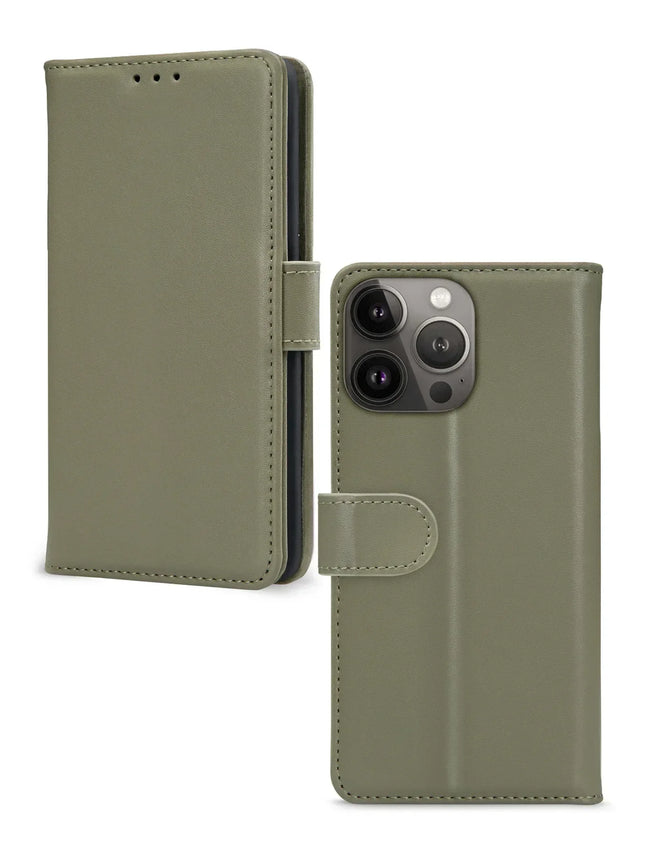 Mobilize Premium Gelly Wallet Book Case Apple Iphone 13 Pro Green