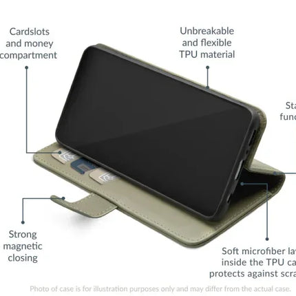 Mobilize Premium Gelly Wallet Book Case Apple Iphone 13 Pro Green