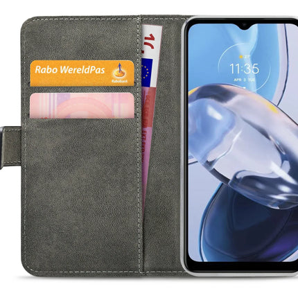 Mobilize Classic Gelly Wallet Book Case Motorola Moto E22 4G/E22I 4G Black