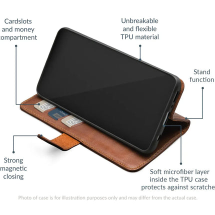 Mobilize Leather Wallet Apple Iphone 6/6S/7/8/Se (2020/2022) Brown