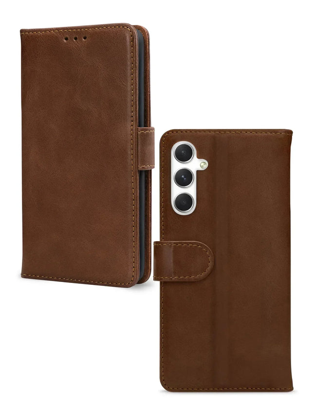 Mobilize Leather Wallet Samsung Galaxy A34 5G Brown