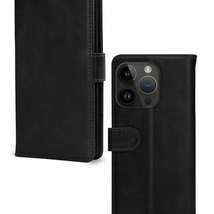 Mobilize Leather Wallet Apple Iphone 14 Pro Black