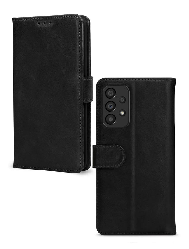 Mobilize Leather Wallet Samsung Galaxy A33 5G Black