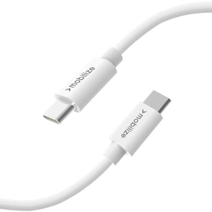 Mobilize Cable Usb-C To Usb-C 1M. 100W White