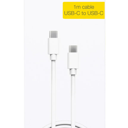 Mobilize Cable Usb-C To Usb-C 1M. 100W White
