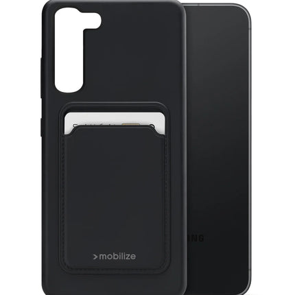 Mobilize Rubber Gelly Card Case Samsung Galaxy S23 5G Matt Black