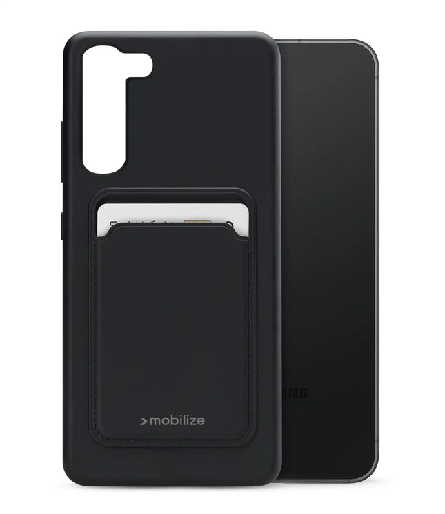 Mobilize Rubber Gelly Card Case Samsung Galaxy S23+ 5G Matt Black