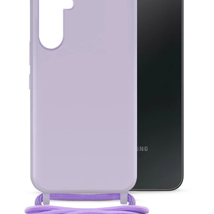 Mobilize Lanyard Gelly Case For Samsung Galaxy A34 5G Pastel Purple
