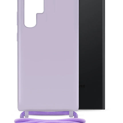 Mobilize Lanyard Gelly Case For Samsung Galaxy S23 Ultra 5G Pastel Purple