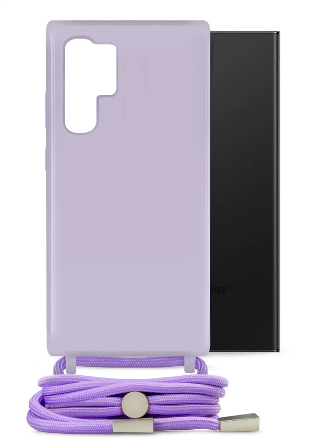 Mobilize Lanyard Gelly Case For Samsung Galaxy S23 Ultra 5G Pastel Purple