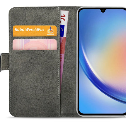 Mobilize Classic Gelly Wallet Book Case Samsung Galaxy A34 5G Black