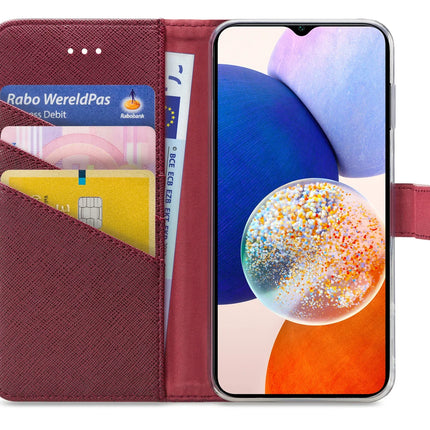 My Style Flex Wallet For Samsung Galaxy A14 5G Bordeaux