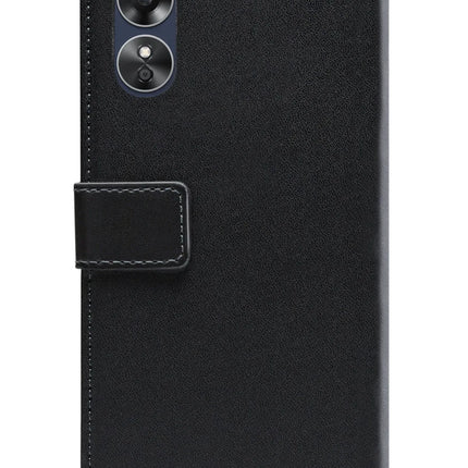 Mobilize Classic Gelly Wallet Book Case Oppo A17 Black