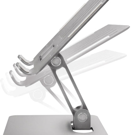Mobilize Foldable Aluminium Tablet Stand Silver