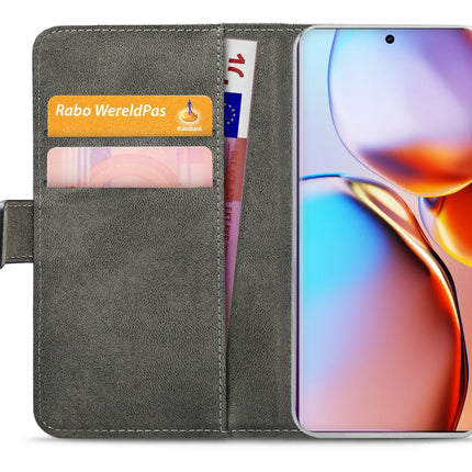 Mobilize Classic Gelly Wallet Book Case Motorola Edge 40 Pro Black