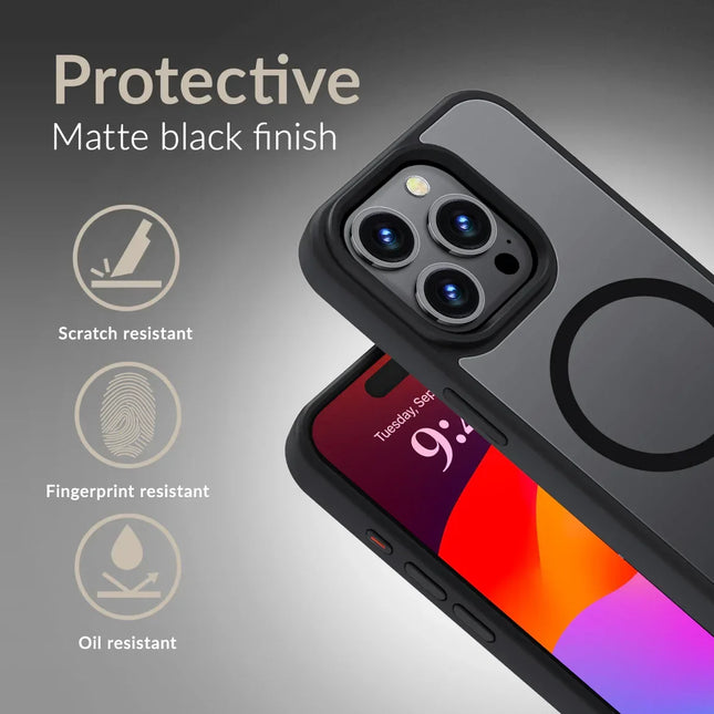 Mobilize Magsafe Compatible Hybrid Pro Case Apple Iphone 14 Pro Black