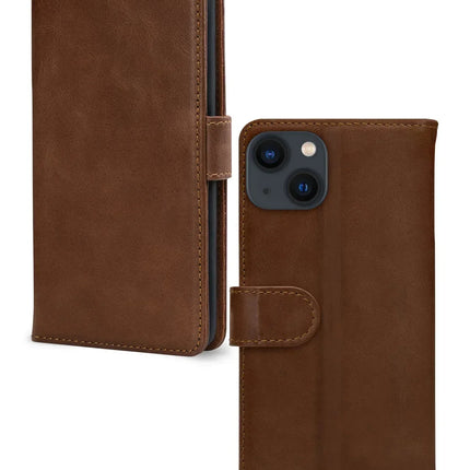 Mobilize Leather Wallet Apple Iphone 13 Mini Brown