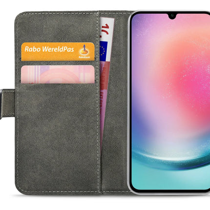 Mobilize Classic Gelly Wallet Book Case Samsung Galaxy A24 4G Black