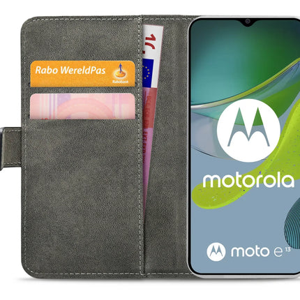 Mobilize Classic Gelly Wallet Book Case Motorola Moto E13 4G Black
