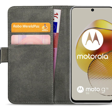 Mobilize Classic Gelly Wallet Book Case Motorola Moto G73 5G Black