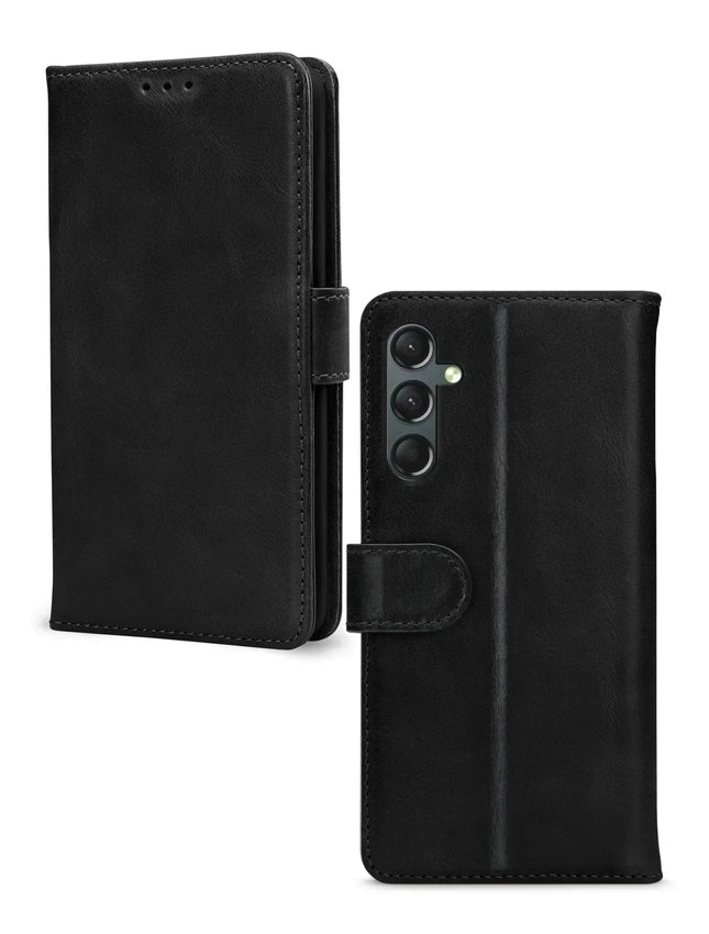 Mobilize Leather Wallet Samsung Galaxy A24 4G Black