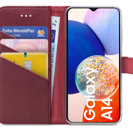 My Style Flex Wallet For Samsung Galaxy A14 4G Bordeaux