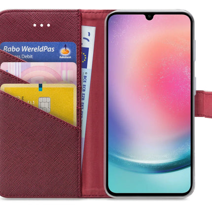 My Style Flex Wallet For Samsung Galaxy A24 4G Bordeaux