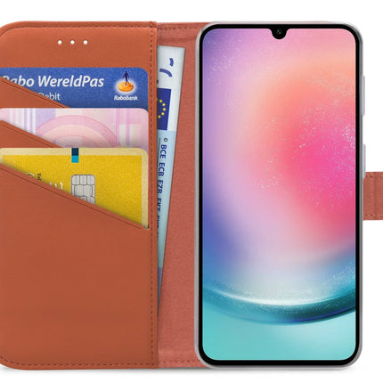 My Style Flex Wallet For Samsung Galaxy A24 4G Rust Red