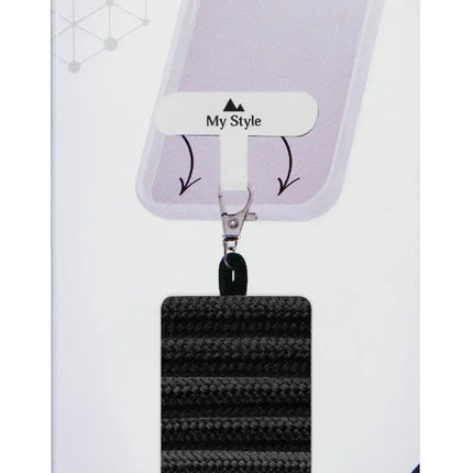 My Style Smartphone Lanyard Black