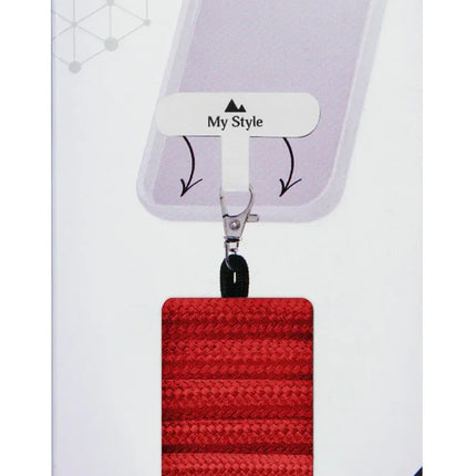 My Style Smartphone Lanyard Red