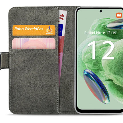Mobilize Classic Gelly Wallet Book Case Xiaomi Redmi Note 12 5G Black