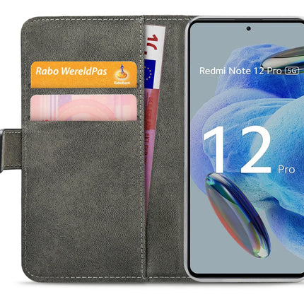 Mobilize Classic Gelly Wallet Book Case Xiaomi Redmi Note 12 Pro 5G Black