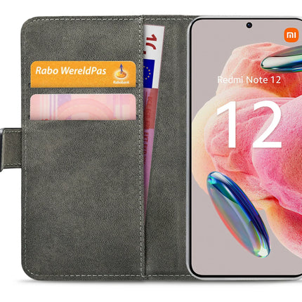 Mobilize Classic Gelly Wallet Book Case Xiaomi Redmi Note 12 4G Black