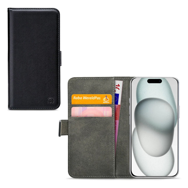 Mobilize Classic Gelly Wallet Book Case Apple Iphone 13/14/15 Black