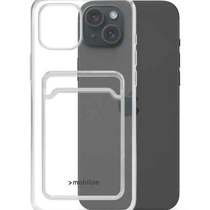 Mobilize Gelly Card Case Apple Iphone 15 Plus Clear