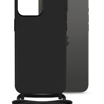 Mobilize Lanyard Gelly Case For Apple Iphone 15 Pro Max Black