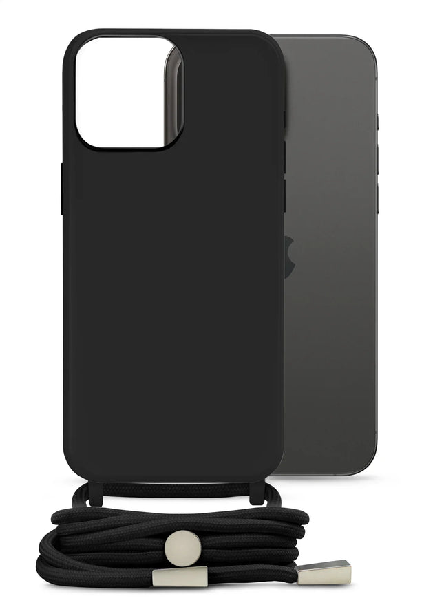 Mobilize Lanyard Gelly Case For Apple Iphone 15 Pro Max Black