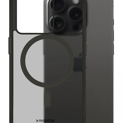 Mobilize Magsafe Compatible Hybrid Pro Case Apple Iphone 15 Pro Black