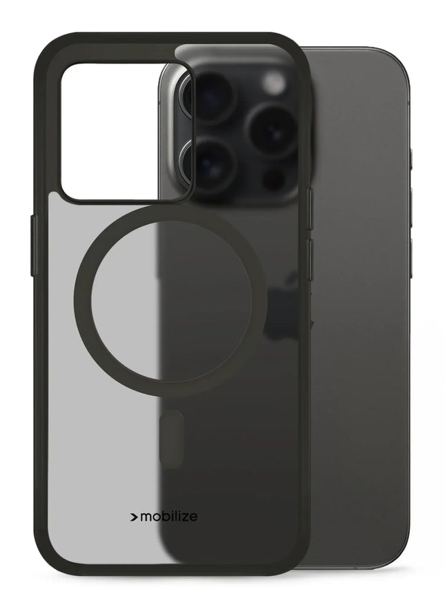 Mobilize Magsafe Compatible Hybrid Pro Case Apple Iphone 15 Pro Black