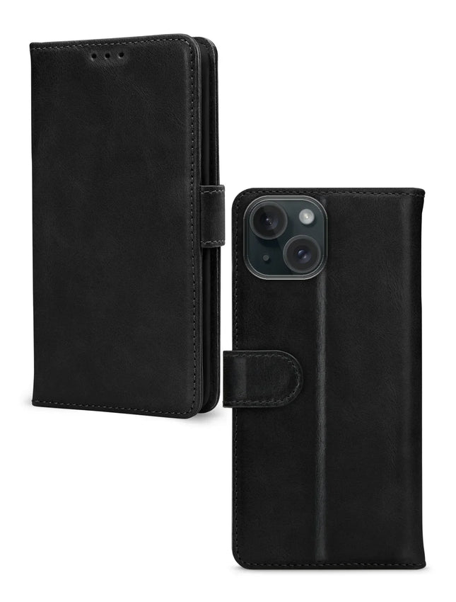 Mobilize Premium Gelly Wallet Book Case Apple Iphone 15 Plus Black