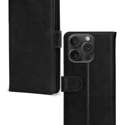 Mobilize Premium Gelly Wallet Book Case Apple Iphone 15 Pro Black