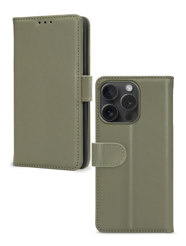 Mobilize Premium Gelly Wallet Book Case Apple Iphone 15 Pro Green