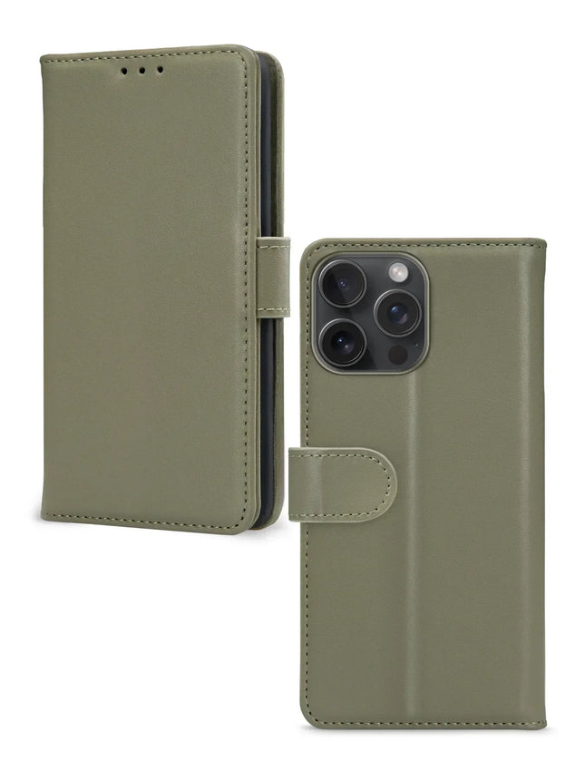 Mobilize Premium Gelly Wallet Book Case Apple Iphone 15 Pro Max Green