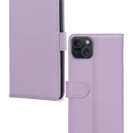 Mobilize Premium Gelly Wallet Book Case Apple Iphone 15 Plus Purple